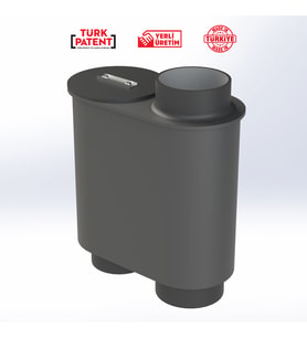 TankPlast Dikey İnişli Boru Tipi Yağmur Filtresi YFDİ 0201