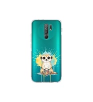 Redmi 9 ile Uyumlu Splash Mirket Tasarımlı Şeffaf Silikon Kılıf