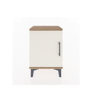 Arges Komodin 2 Raflı Tek Kapaklı 44x30x64 Çam-Aytaşı
