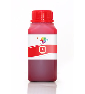 QC Canon Pixma Pro 10 Yazıcı Uyumlu Kartuş Mürekkebi   Pro Serisi 250ml R Pigment Kırmızı