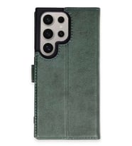 Galaxy S24 Ultra Kılıf Trend S Plus Kapaklı Kılıf - Yeşil