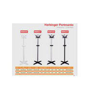 PORTATİF PORTMANTO PLASTİK (Beyaz)