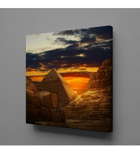 PİRAMİTLER KANVAS TABLO 160x160cm