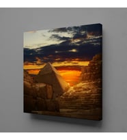 PİRAMİTLER KANVAS TABLO 160x160cm