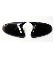 Bmw 5 Uyumlu Serisi F10 2010-2013 Batman Yarasa Ayna Kapağı (Parlak Siyah)