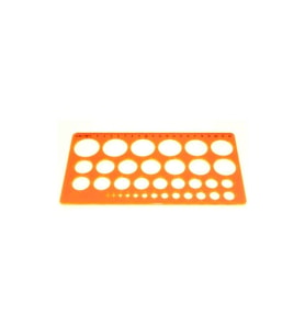 Hatas Büyük Boy 1-36Mm Arası Daire Şablonu 02272