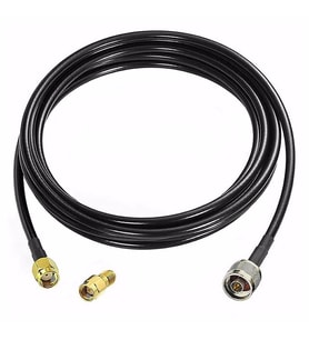 RG58 Erkek N to Dişi SMA 5 Metre Düşük Kayıplı Kablo RF Anten