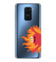 Xiaomi Redmi NOTE 9 Uyumlu Elmo Tasarımlı Şeffaf Telefon Kılıfı