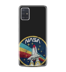 Samsung a71 A72 A73 A7 A9 2018 C7 C9 Kılıf Desenli Silikon Nasa 1326