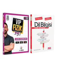 KR Akademi TYT Vip Fizik ve AKM Dil Bilgisi Soru Bankası Seti 2 Kitap