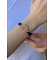 22 Ayar Altın Çeyrekli Kadın Bileklik (Sarı)