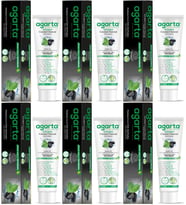 Agarta Doğal Diş Macunu 100ML Aktif Karbonlu (6 Lı Set)