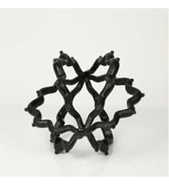 Vitale Siyah Halka Dekor Obje 21*21Cm AK.P248.362287