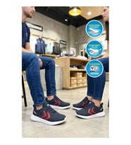Hummel 900887 Hml Nency II Beyaz Siyah Hafif Esnek Unisex Spor Ayakkabı