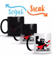 Science Robo Rock Sihirli Kupa Bardak Porselen