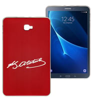 Samsung Galaxy Tab T580 Baskılı Silikon Kılıf BK-34