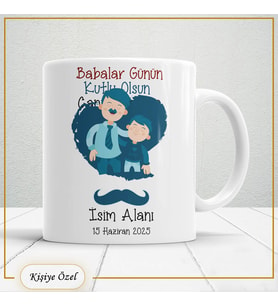 Babalar Günü Hediyesi – Kişiye Özel Kupa Bardak-baba66