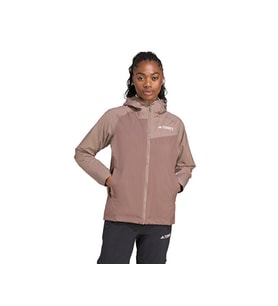 adidas W Terrex Mt 2L Rain Jk Kadın Outdoor Yağmurluk JN0857 Kahverengi (Mor)