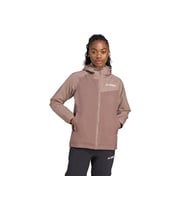 adidas W Terrex Mt 2L Rain Jk Kadın Outdoor Yağmurluk JN0857 Kahverengi (Mor)