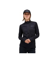 Peak Performance W ADVENTURE GRID FLEECE Kadın Outdoor Çeyrek Fermuarlı Polar Üst G79811010T Siyah