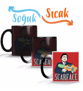 Scarface Sihirli Kupa Bardak Porselen