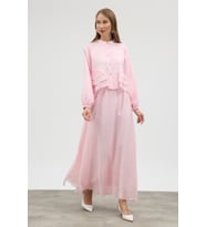 Mia Etekli Takım - Pembe