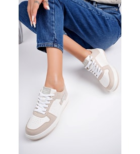 Gri Kadın Günlük Sneaker Ayakkabı