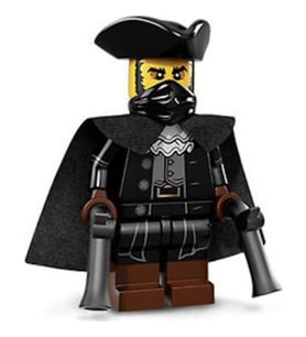 Lego Minifigür - Seri 17 - 71018 - 16 The Mystery Man