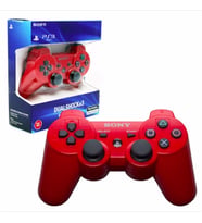 Sony PS3 Joystick PS3 KOL  KIRMIZI ŞARJ KABLOSU İLE BİRLİKTE
