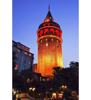Galata Kulesi Tasarımlı Ahşap Poster