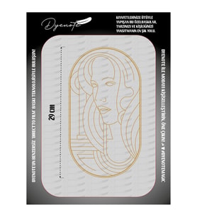 Woman Kadın Motif Beautiful Güzel Press Tekstil Ütü İle Yapışan Transfer Baskı Kağıdı DTF BASKI