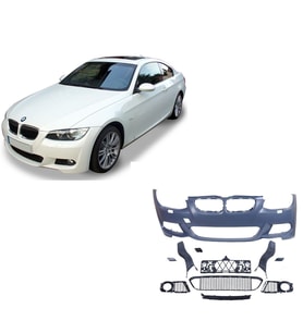 Bmw E93 Lci Cabrio Uyumlu Plastik Tayvan Mtec Ön Tampon
