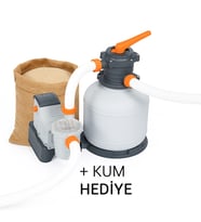 Bestway İntex Havuzlarla Uyumlu Kum Filtreli Devirdaim Motoru 8327Litre 58499