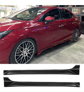 Honda City Yan Marşpiyel Seti Mat Siyah Plastik 2 Adet 2022 2023 2024 2025