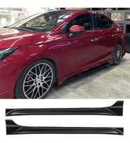 Honda City Yan Marşpiyel Seti Mat Siyah Plastik 2 Adet 2022 2023 2024 2025