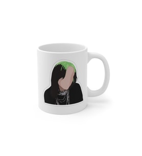 Billie Eilish Baskılı Kupa Bardak