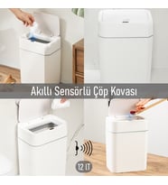 Sensörlü Çöp Kovası 12 Litre