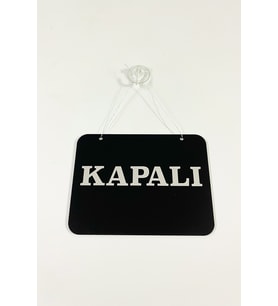 Mağaza Açık Kapalı Tabelası Pleksi - 20*15 Cm - Aynalı Gümüş Pleksi