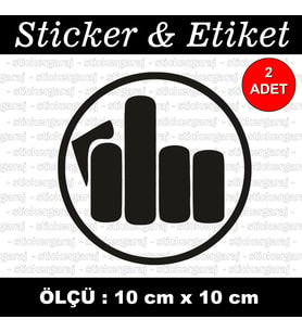 terbiyesiz etiket sticker - 2 adet çıkartma araba motosiklet kask atv tablet pc buzdolabı otomobil bilgisayar uyumlu