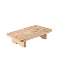 Balsa BLS BMB001 Ayaklı Ahşap Kesim Panosu 20x33 cm (Kahverengi)