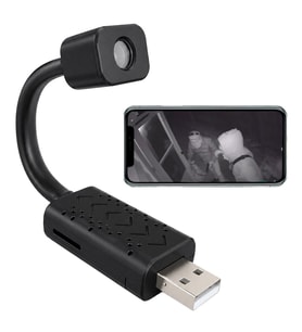 Hello HL-37822 Kablosuz Mini Wi-Fi Akıllı Güvenlik Kamerası Taşınabilir USB Girişli
