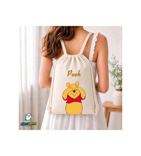 Winnie The Pooh Büzgülü Keten Çanta C360