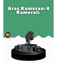 Mey İthalat® 1080P 4 Kanallı Araç Kamerası Gps + Wifi + G Sensör Destekli