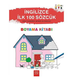 İngilizce İlk Yüz Sözcük Boyama Kitabı