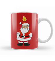 Santa Claus Kupa Bardak Porselen