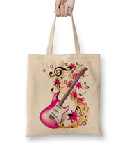 Music Müzik Gitar Bez Çanta Uzun Saplı