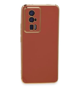Poco F5 Pro Kılıf Volet Silikon - Kırmızı