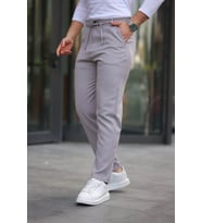 Erkek Beli Bağcıklı Jogger Pantolon