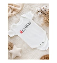 Kuzen Baskılı Bebek Zıbını – #Kuzen Yazılı Eğlenceli Bebek Body
