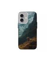Iphone 16 Uyumlu Aslan Dağ Tasarimli Lüks Silikon Kilif (Çok Renkli)